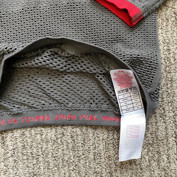 Men's XS Extra Small Compressport Long Sleeve Base Layer Compression shirt Gray - Picture 3 of 5